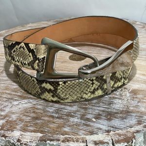 WCM Python leather Adjustable belt